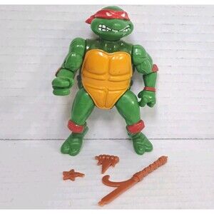 Raphael HARD HEAD Teenage Mutant Ninja Turtles TMNT 1988 Playmates Vtg Raph